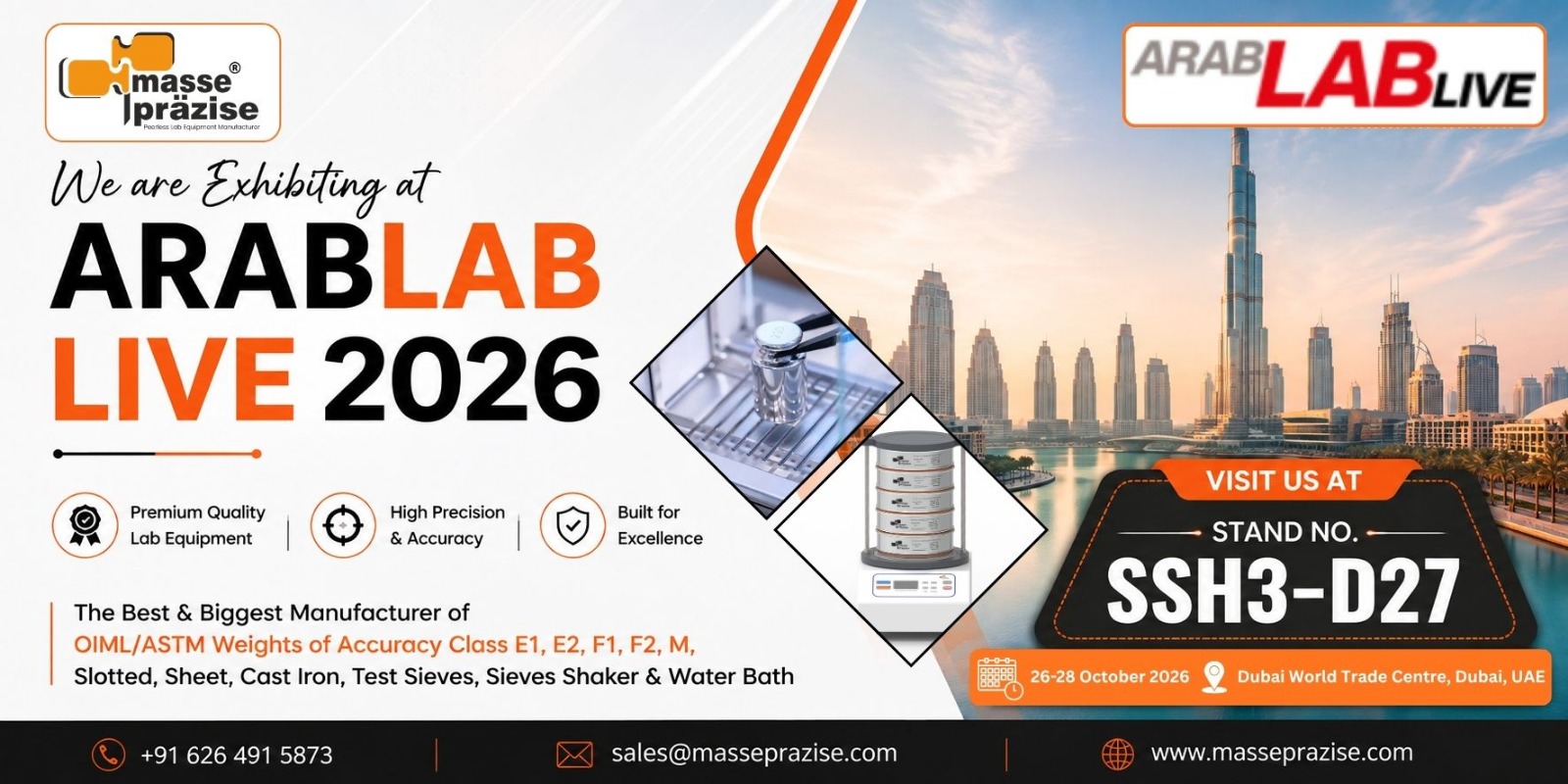 The Science of Zero Error: Unlocking Precision Metrology & Material Testing at ARABLAB LIVE 2026 